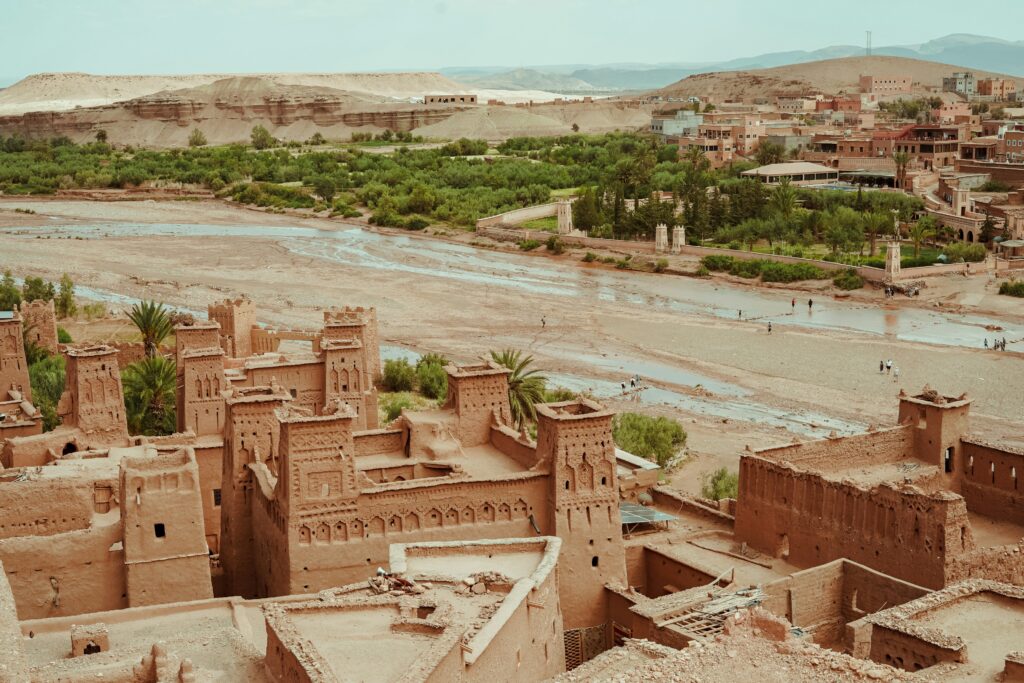 Ait Benhaddou Morocco Atlas mountains kasbah